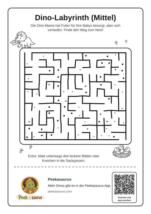 Dino-Labyrinth (Mittel)